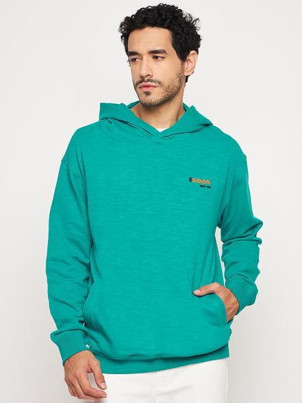 Blue Solid Sweatshirt