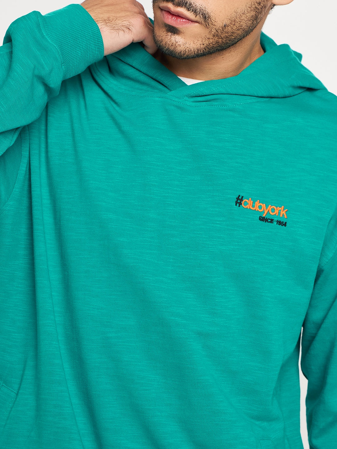 Blue Solid Sweatshirt