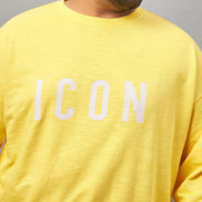 Limer Yellow Printed Plus active Track Pant