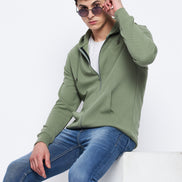 Pista Green Hooded Sweatshirt