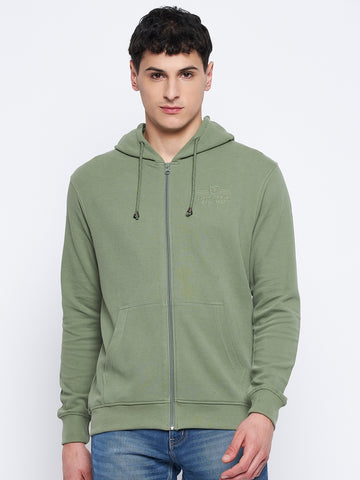 Pista Green Hooded Sweatshirt