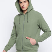 Pista Green Hooded Sweatshirt