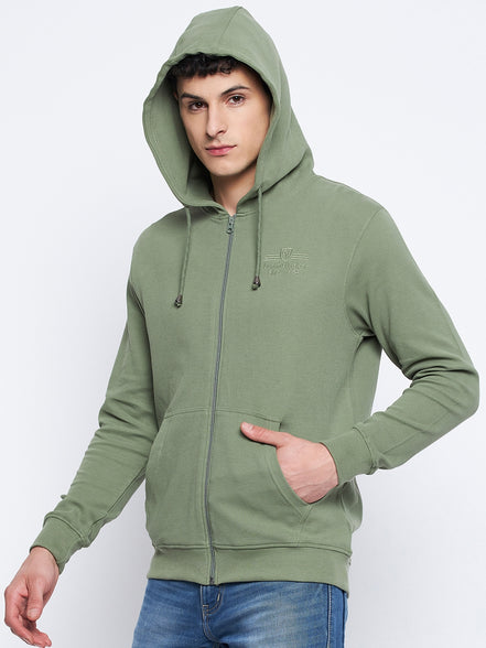 Pista Green Hooded Sweatshirt