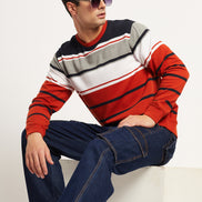 Multicolor Striped Sweatshirt