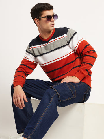 Multicolor Striped Sweatshirt