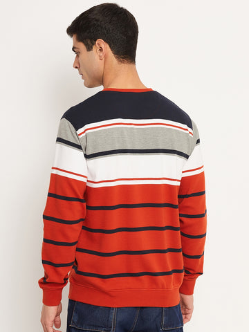 Multicolor Striped Sweatshirt