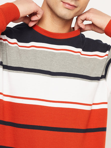 Multicolor Striped Sweatshirt