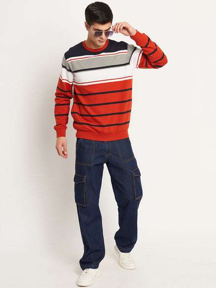 Multicolor Striped Sweatshirt