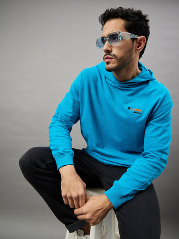 Atlantic Blue Solid Sweatshirt