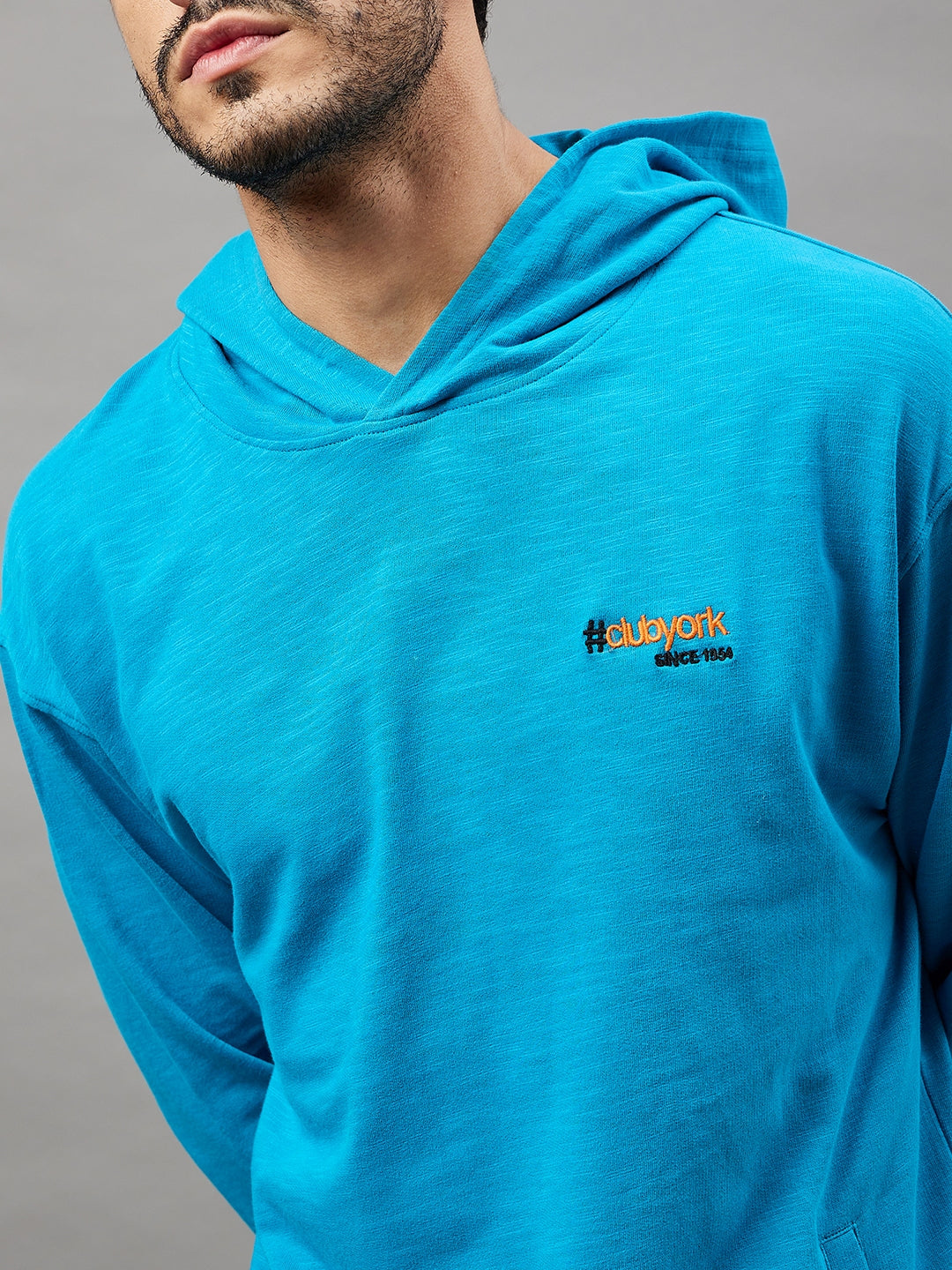 Atlantic Blue Solid Sweatshirt