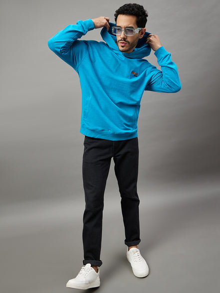 Atlantic Blue Solid Sweatshirt