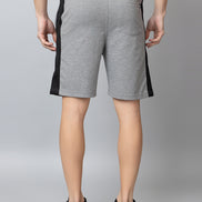 Light Grey Colorblocked Activewear Short