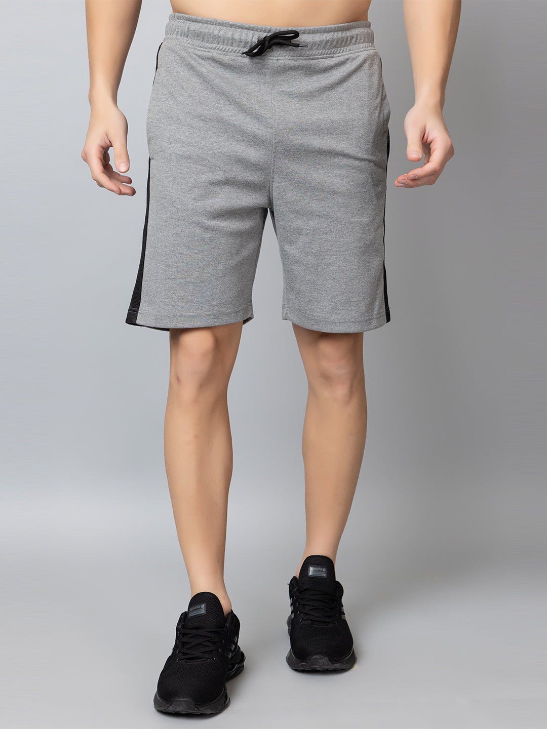 Light Grey Colorblocked Activewear Short