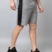 Light Grey Colorblocked Activewear Short