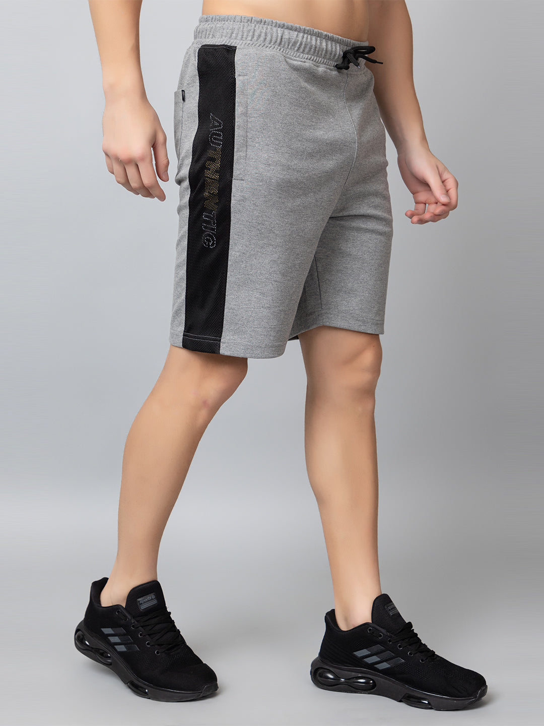 Light Grey Colorblocked Activewear Short