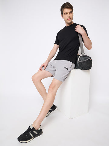 Grey  Activewear Short