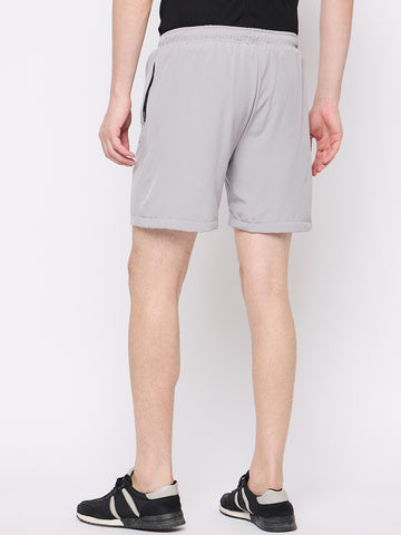 Grey  Activewear Short