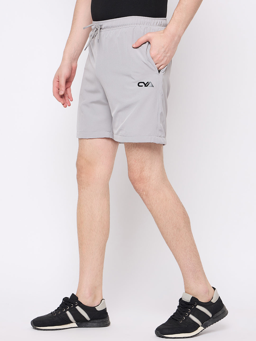 Grey  Activewear Short