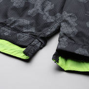 Dark Grey Printed Activewear Short