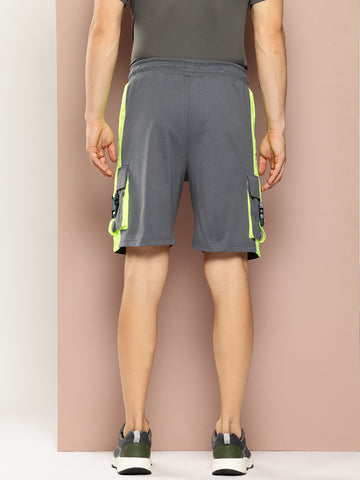 Grey  Activewear Short