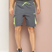 Grey  Activewear Short