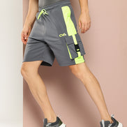 Grey  Activewear Short