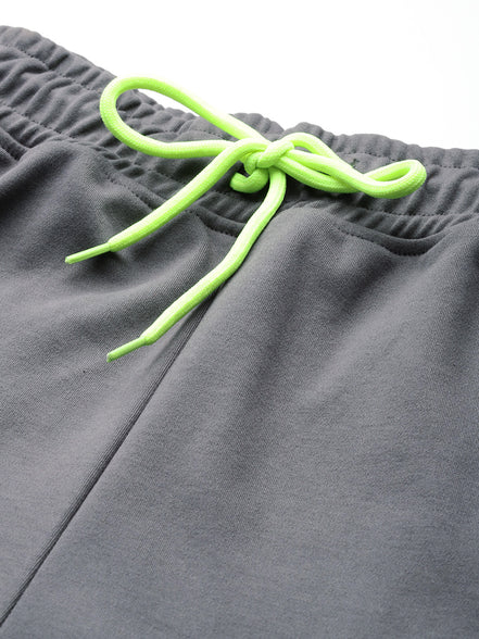 Grey  Activewear Short