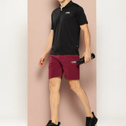Wine  Activewear Short