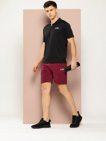 Wine  Activewear Short