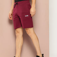 Wine  Activewear Short