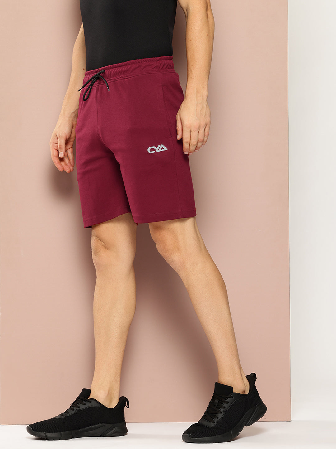 Wine  Activewear Short