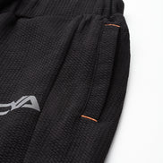 Black Solid Activewear Track Pant