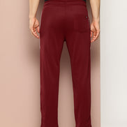 Wine  Activewear Track Pant