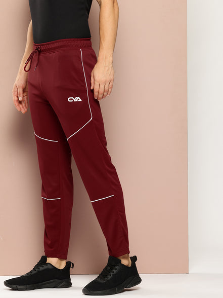 Wine  Activewear Track Pant
