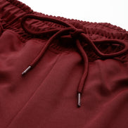 Wine  Activewear Track Pant