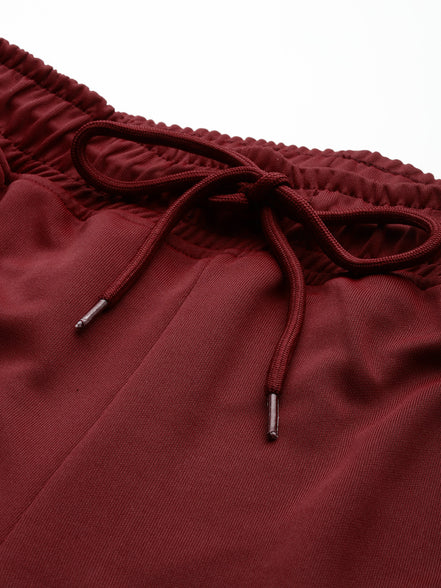 Wine  Activewear Track Pant