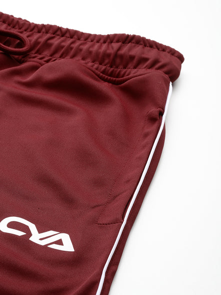Wine  Activewear Track Pant