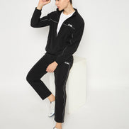 Black  Activewear Track Suit