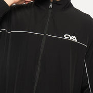 Black  Activewear Track Suit