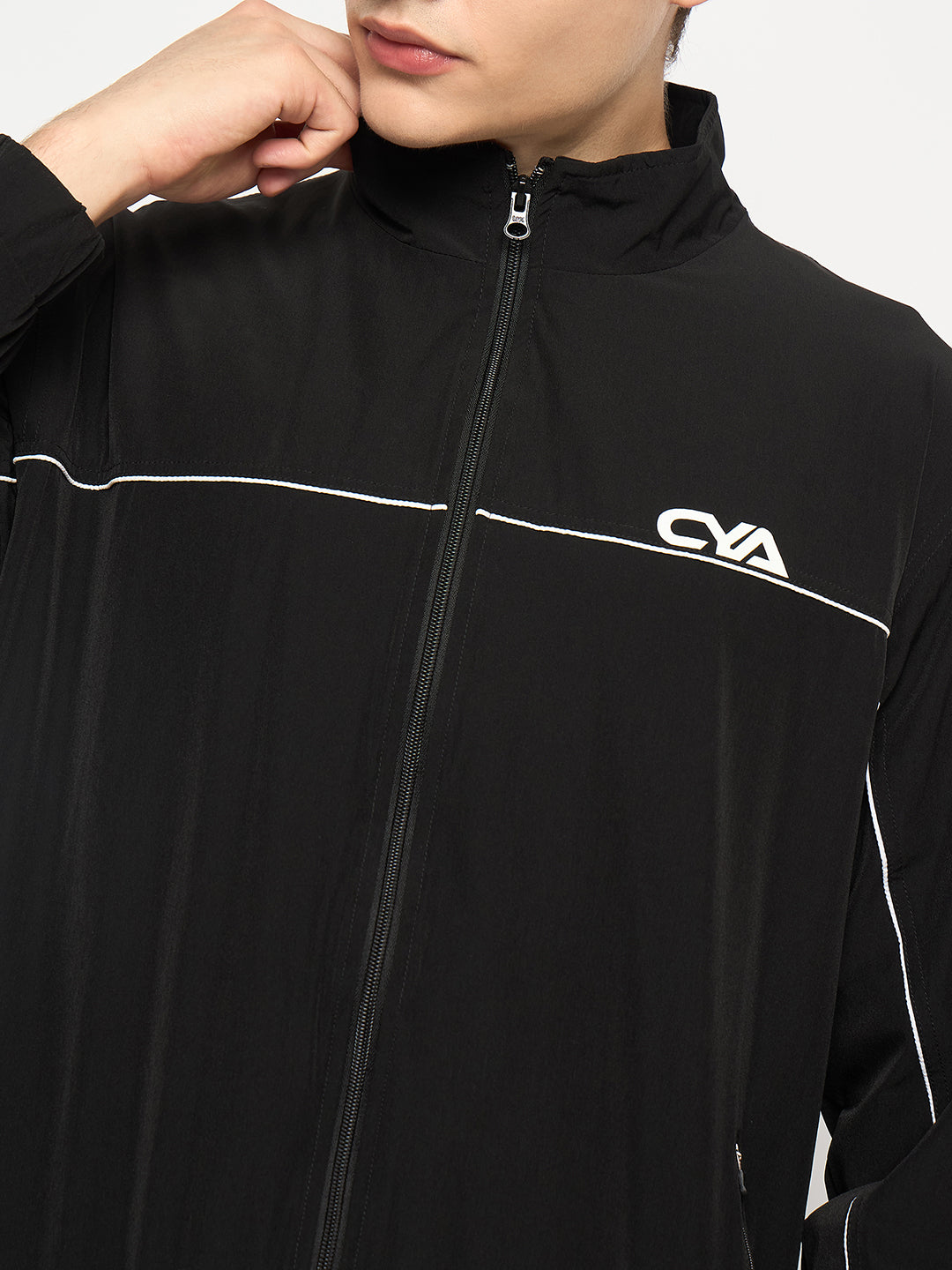 Black  Activewear Track Suit