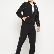 Black  Activewear Track Suit