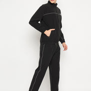 Black  Activewear Track Suit