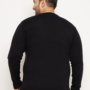 Black Solid Pullover