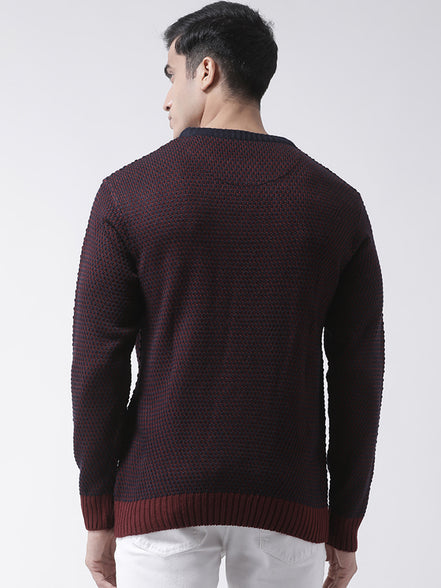 Navy Blue Raglan Sleeve Sweater
