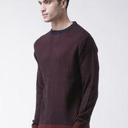 Navy Blue Raglan Sleeve Sweater