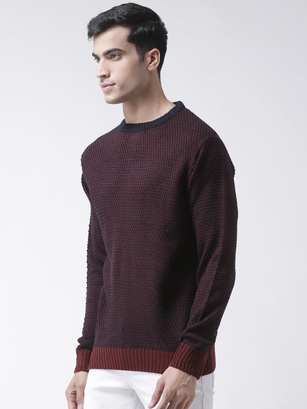 Navy Blue Raglan Sleeve Sweater