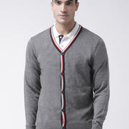 Grey Solid Sweater