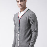 Grey Solid Sweater