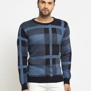 Navy Blue  Black Pullover