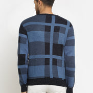 Navy Blue  Black Pullover